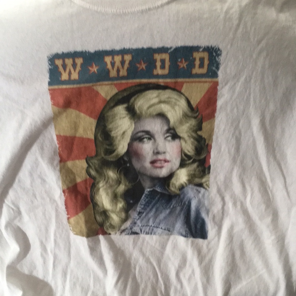 Dolly Parton vintage White t-shirt 3xl wow